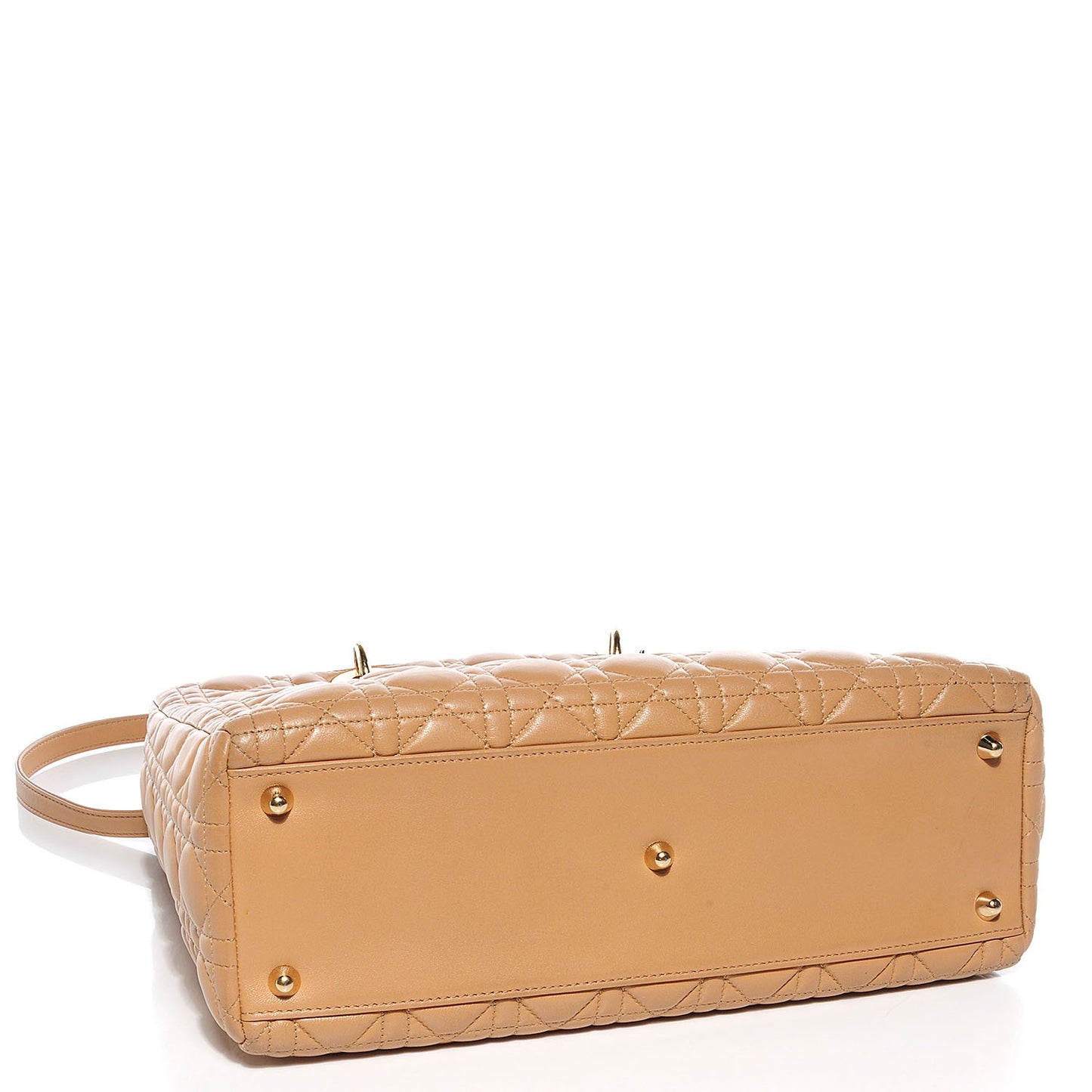Lambskin Cannage Large Lady Dior Beige