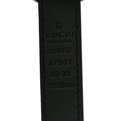 Gucci Calfskin Double G 20mm Belt 80 32 Black 4 of 8
