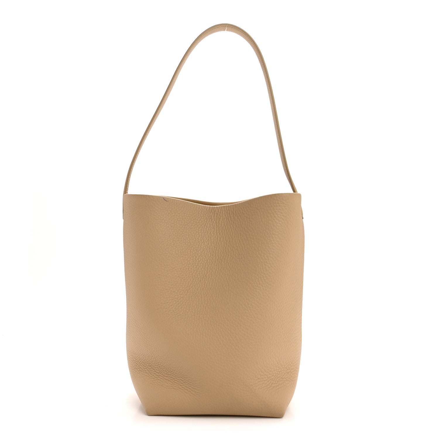 The Row Grained Calfskin Medium N/S Park Tote Boulder 1 of 9