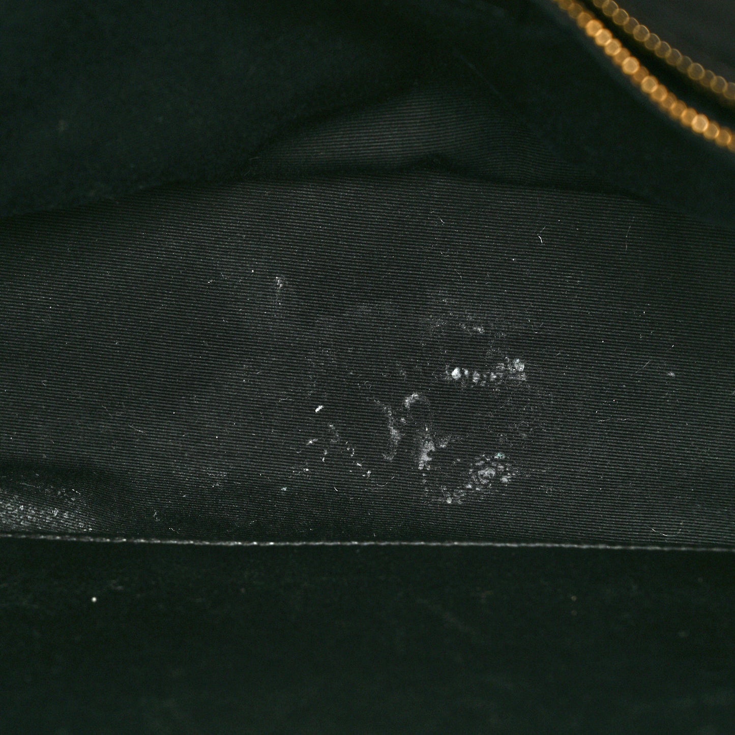 Lambskin Matelasse Monogram Medium Niki Chain Satchel Black