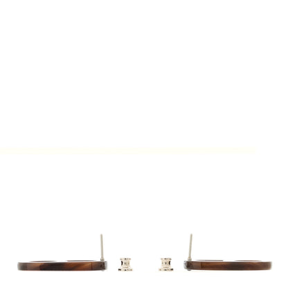 Hermes Buffalo Horn Palladium Variation Earrings Multicolor 3 of 6