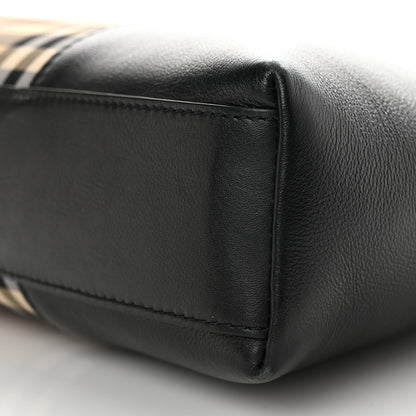 Burberry Horseferry Check Small Chichester Crossbody Clutch Bag Black 11 of 13