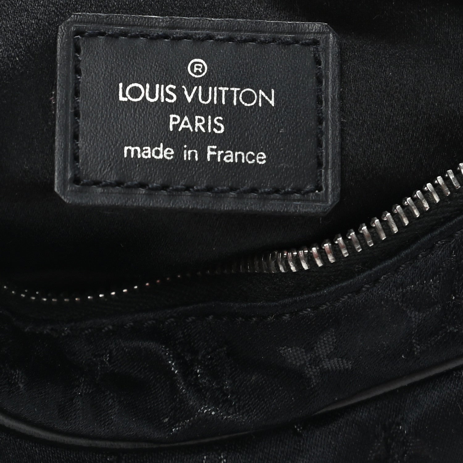 Louis Vuitton Satin Monogram Little Boulogne Black 6 of 7