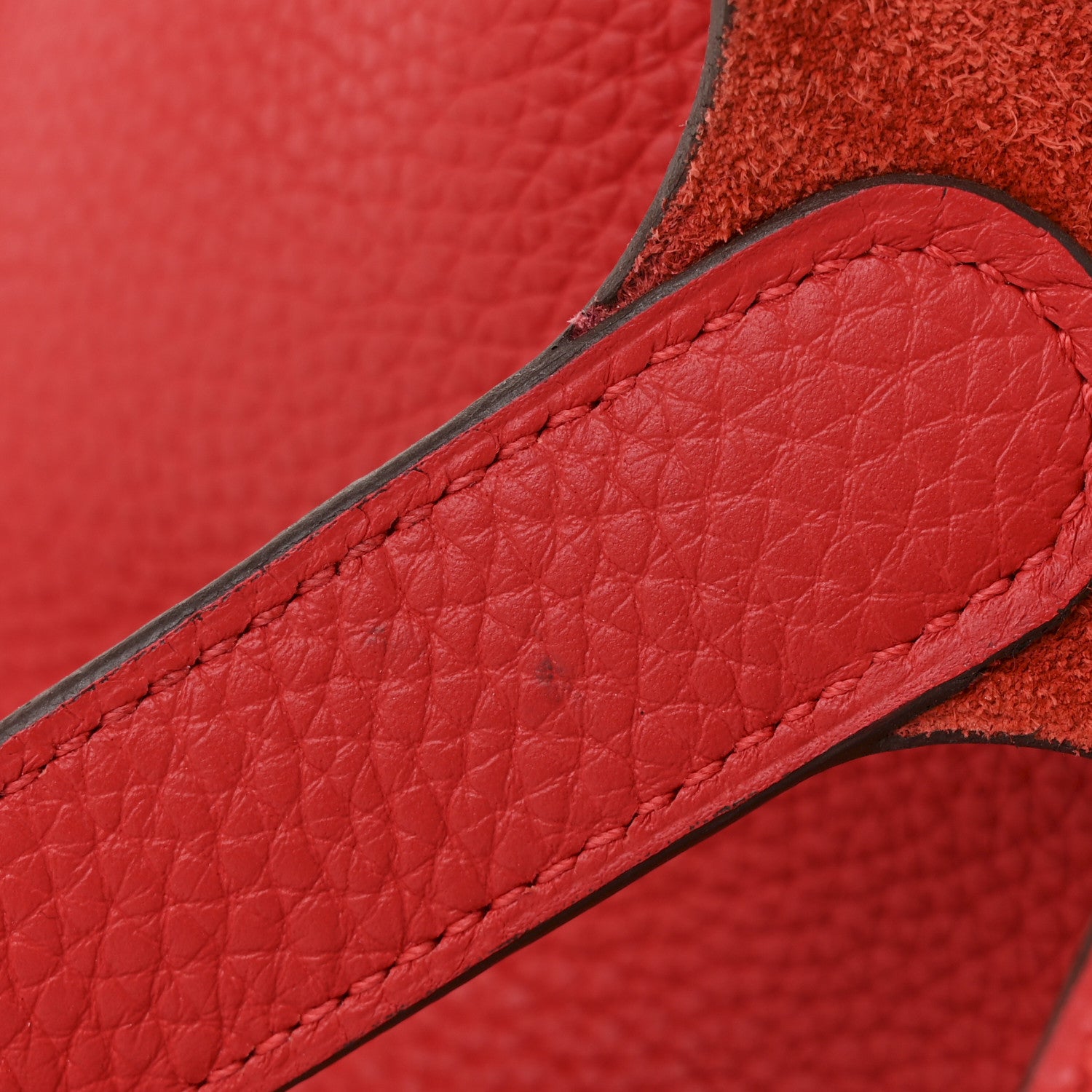 Hermes Taurillon Clemence Picotin Lock 18 PM Rouge de Coeur 11 of 11