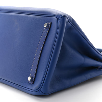 Hermes Epsom Candy Birkin 35 Bleu Electrique Mykonos 9 of 10