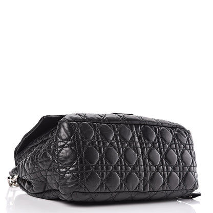 Christian Dior Lambskin Cannage New Lock Flap Black 4 of 11