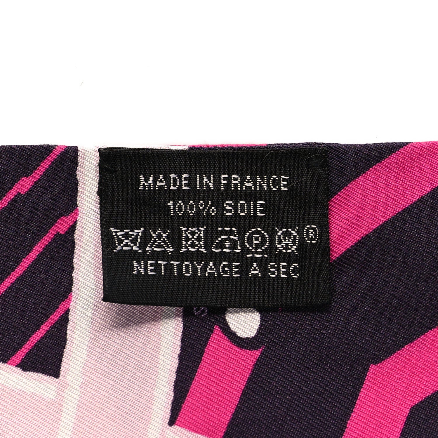 Hermes Silk Jeu de Soie Uniforme Twilly Rose Vif Black Rose 3 of 5