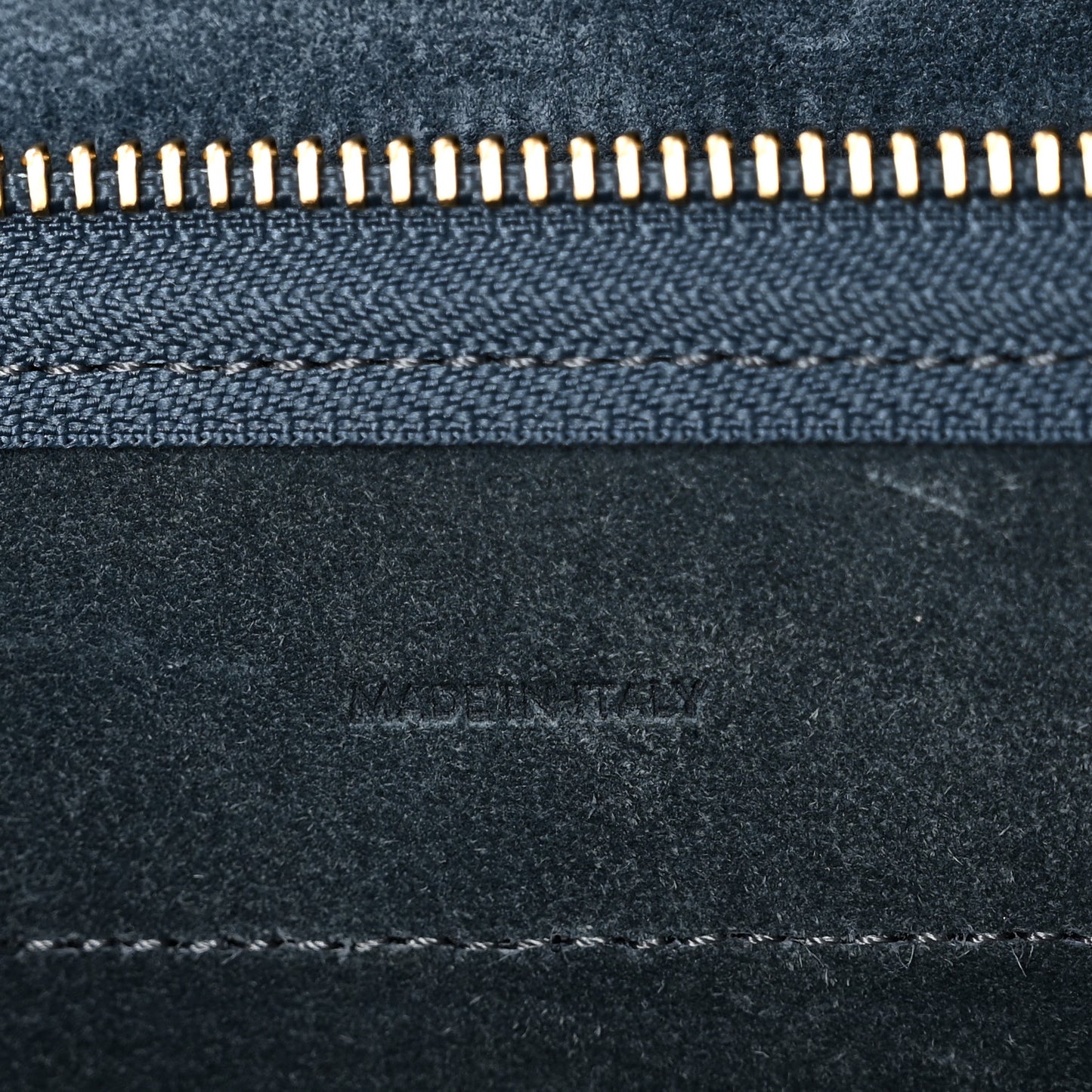 Grained Calfskin Nano Belt Bag Abyss Blue
