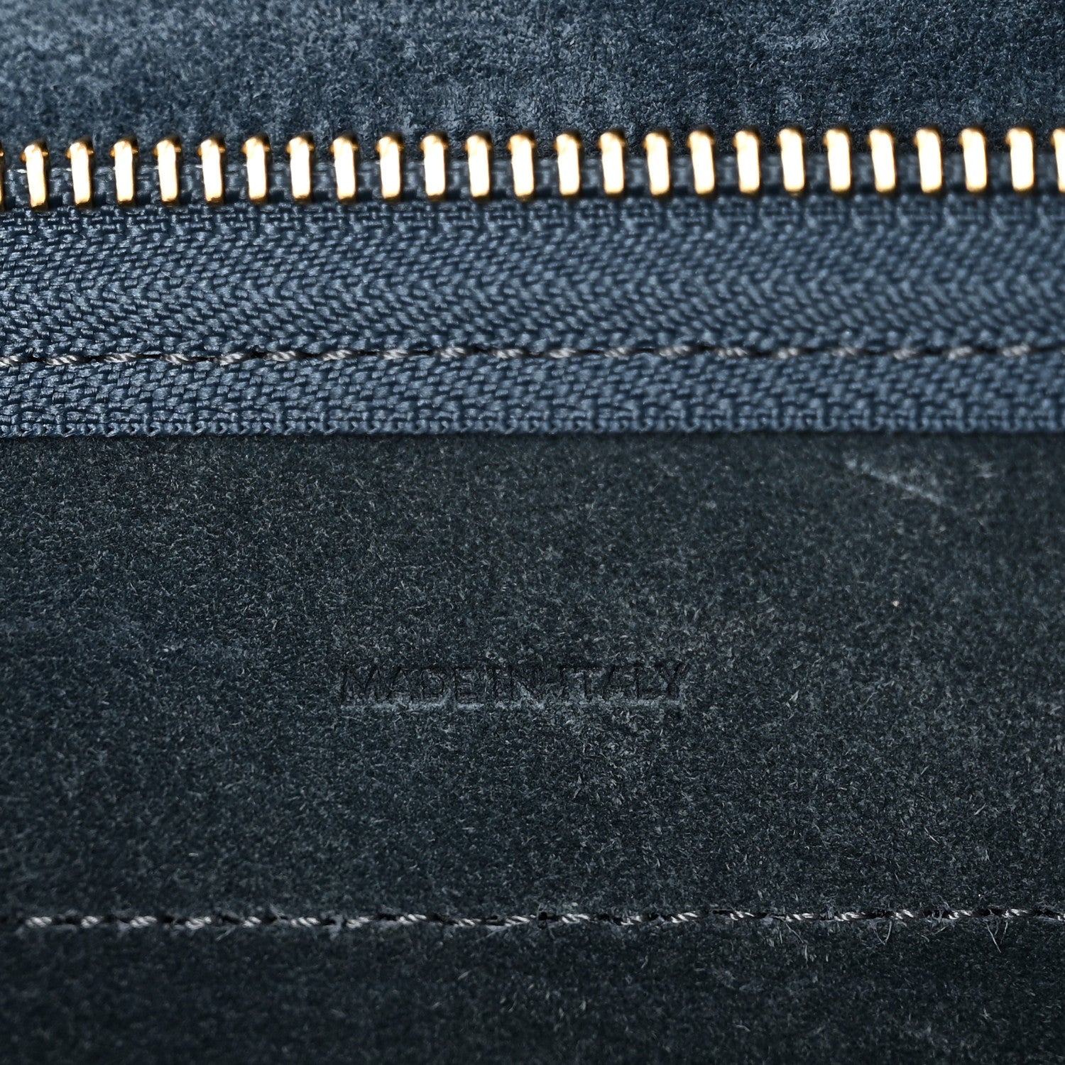 Celine Grained Calfskin Nano Belt Bag Abyss Blue 7 of 10