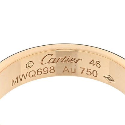Cartier 18K Yellow Gold 3.5mm LOVE Wedding Band Ring 46 3.75 4 of 5