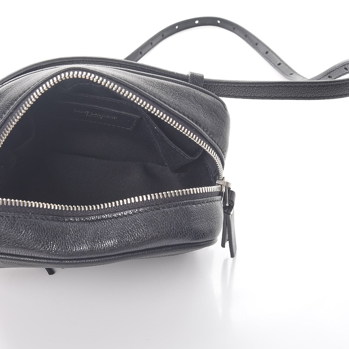 Lambskin Monogram Lou Belt Bag Black