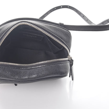 Saint Laurent Lambskin Monogram Lou Belt Bag Black 7 of 9