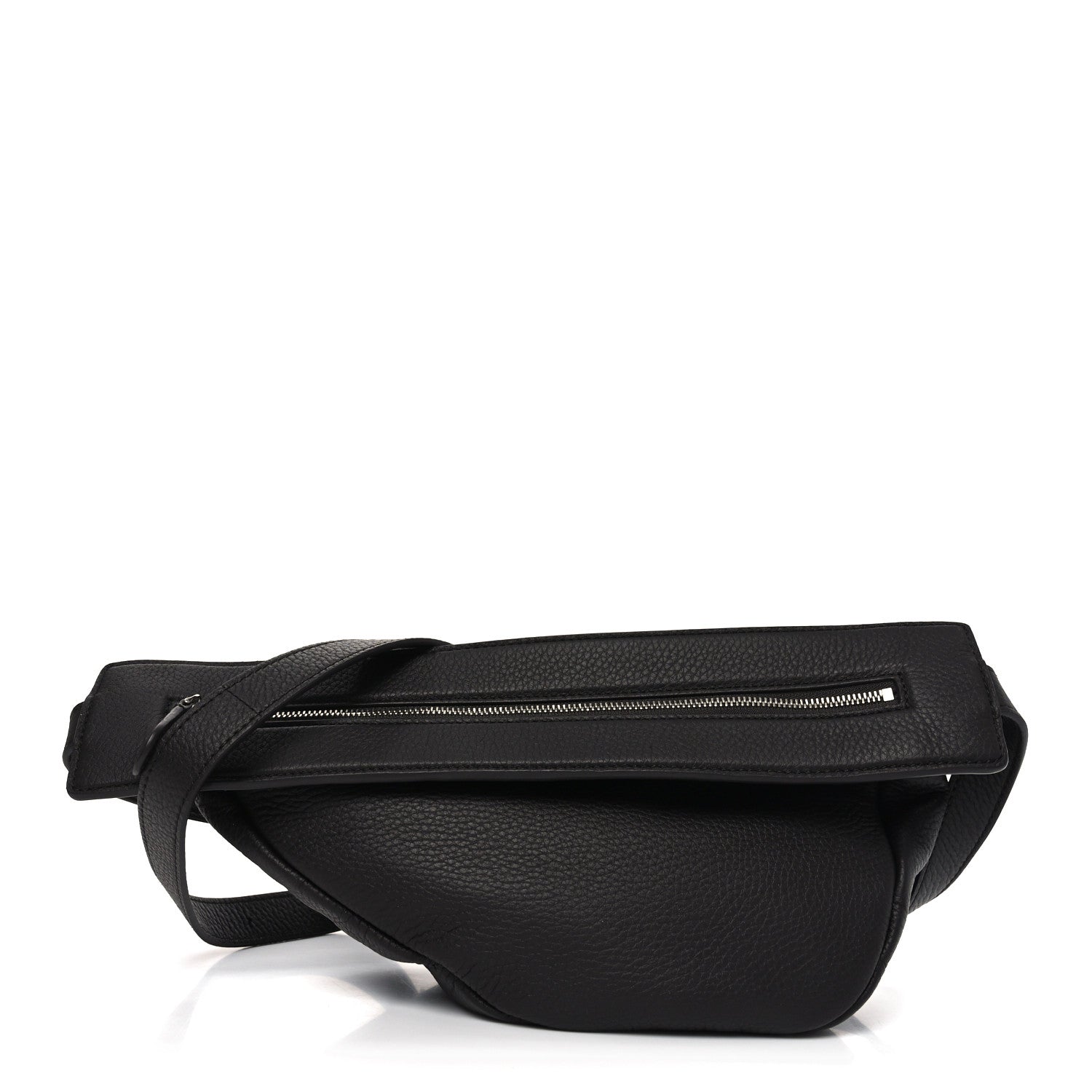 The Row Grained Calfskin Small Slouchy Banana Bag Dark Brown 1 of 10