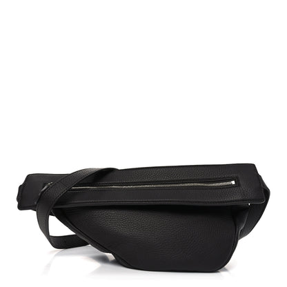 The Row Grained Calfskin Small Slouchy Banana Bag Dark Brown 1 of 10