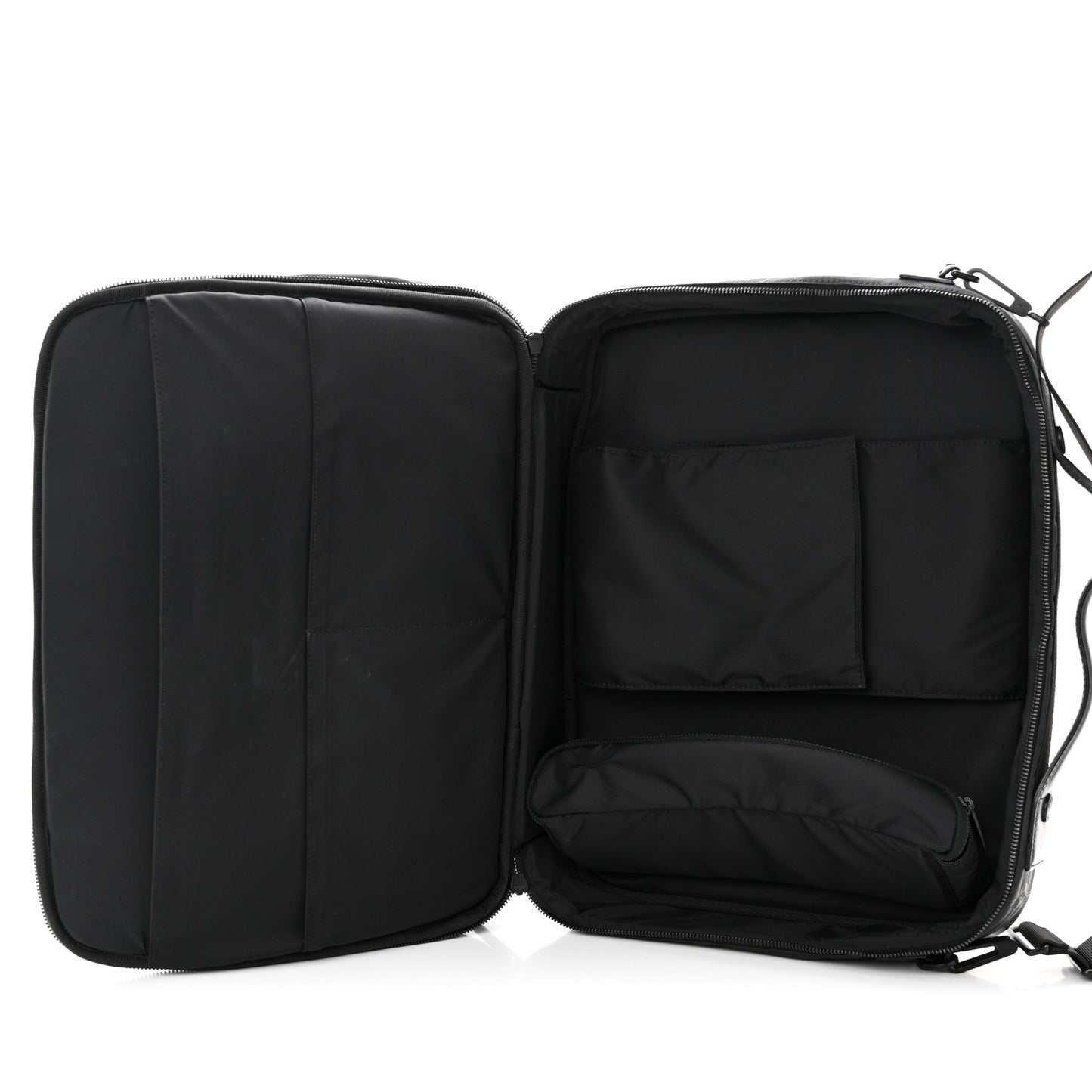 Nylon Travel Laptop Briefcase Black