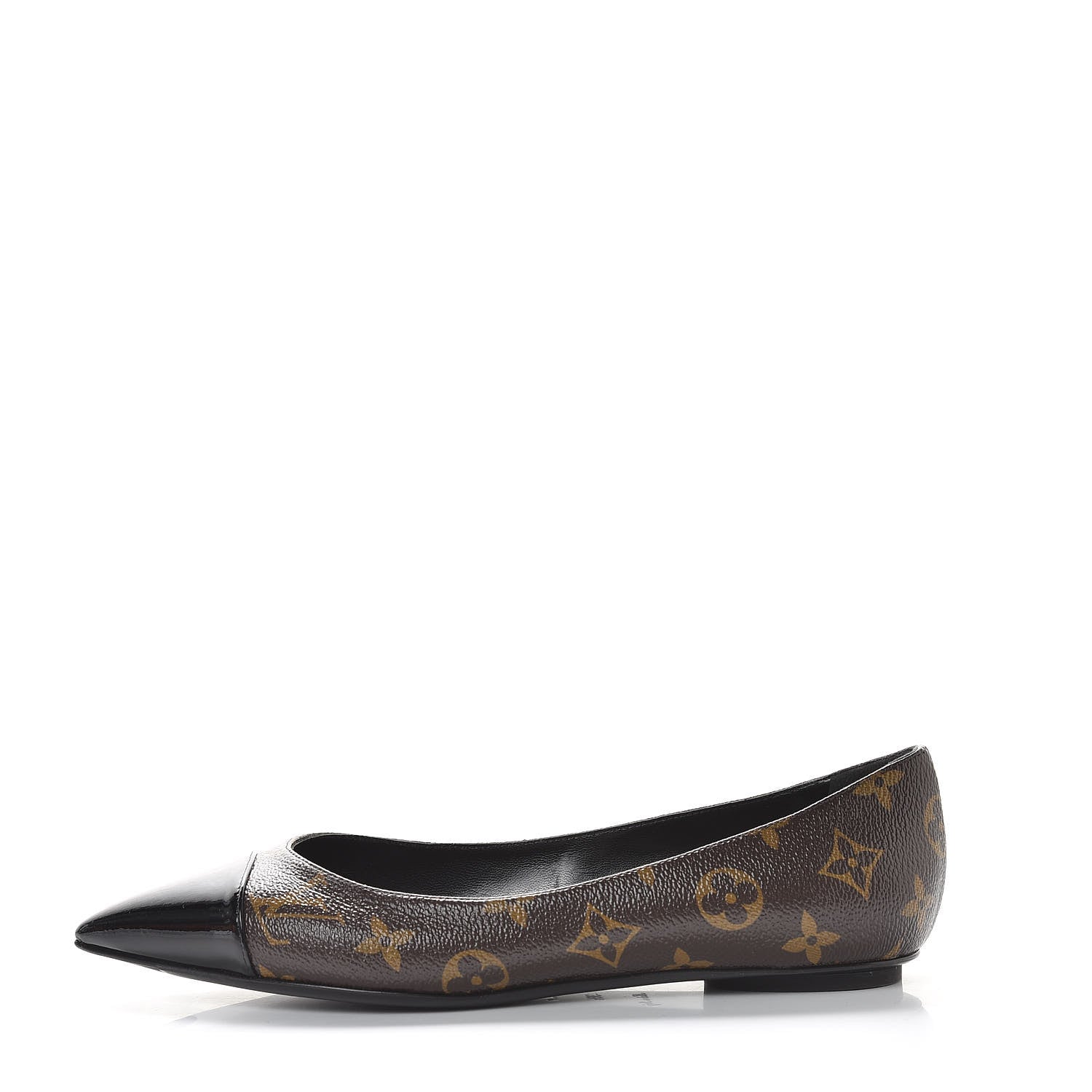 Louis Vuitton Patent Monogram Fetish Ballerina Flats 38.5 1 of 9