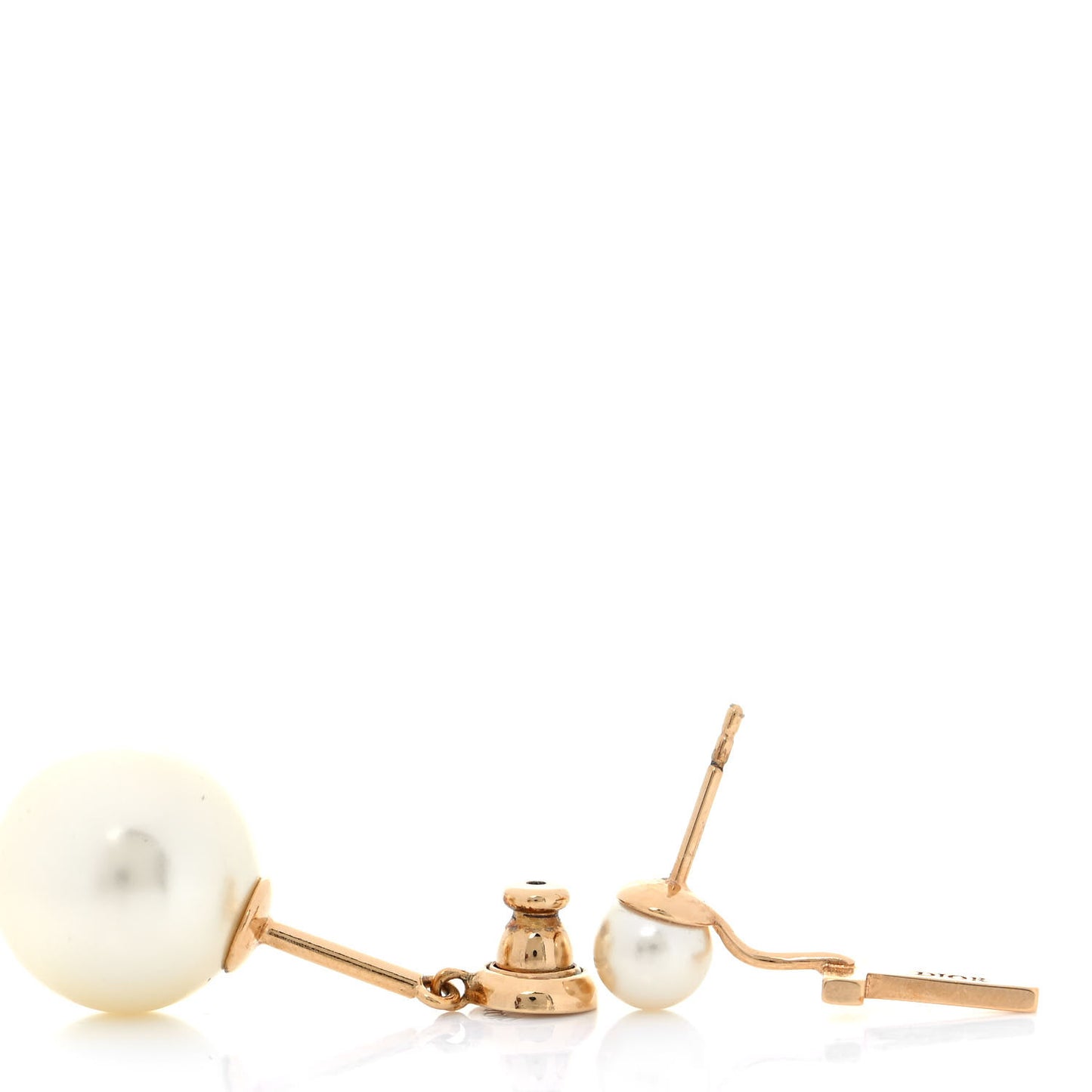 Pearl My ABCDior T Tribale Earring Gold