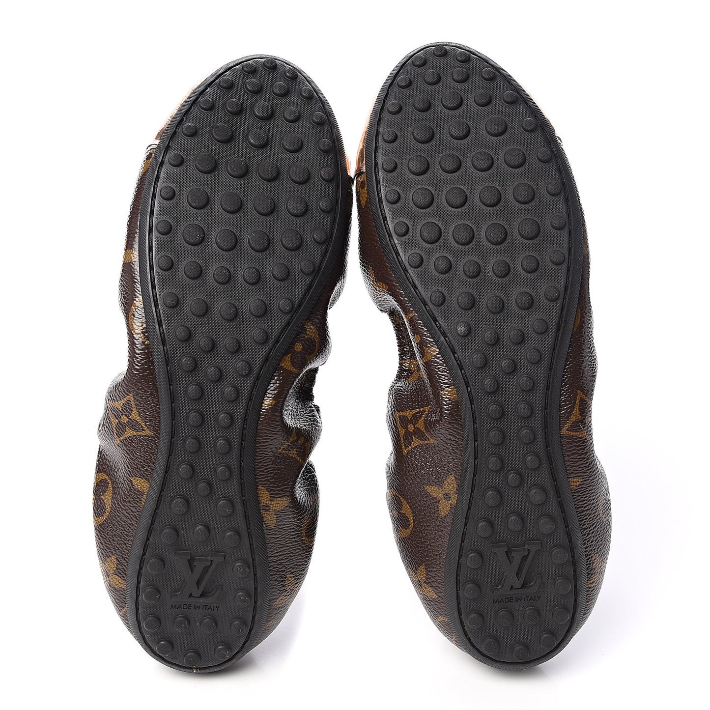 Monogram Flirty Ballet Flats 38 Rose Gold