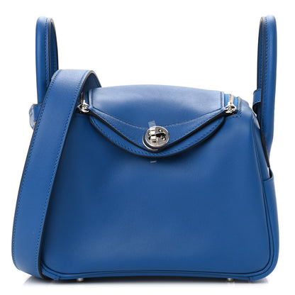 Hermes Swift Mini Lindy 20 Bleu France 1 of 9