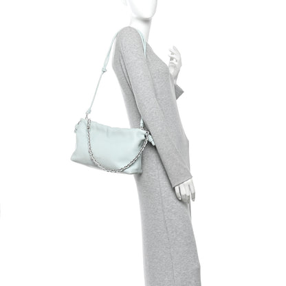 Loewe Mellow Nappa Medium Donut Chain Flamenco Knot Clutch Frozen 2 of 11