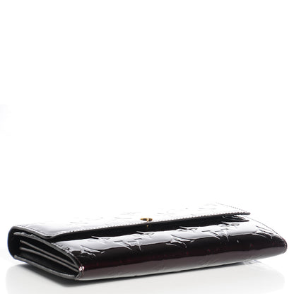 Louis Vuitton Vernis Sarah Wallet Amarante 4 of 7