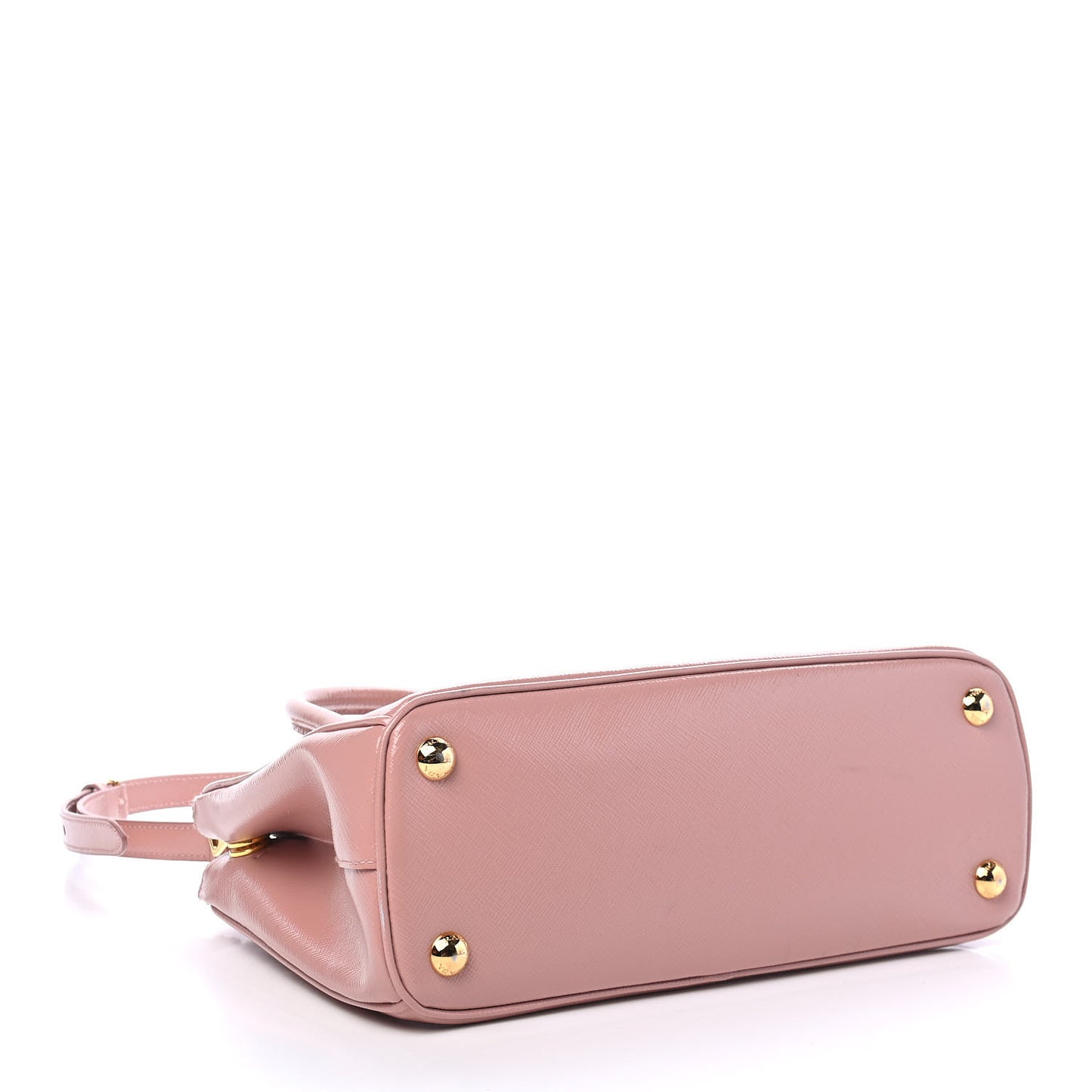 Saffiano Vernice Mini Galleria Double Zip Tote Orchidea