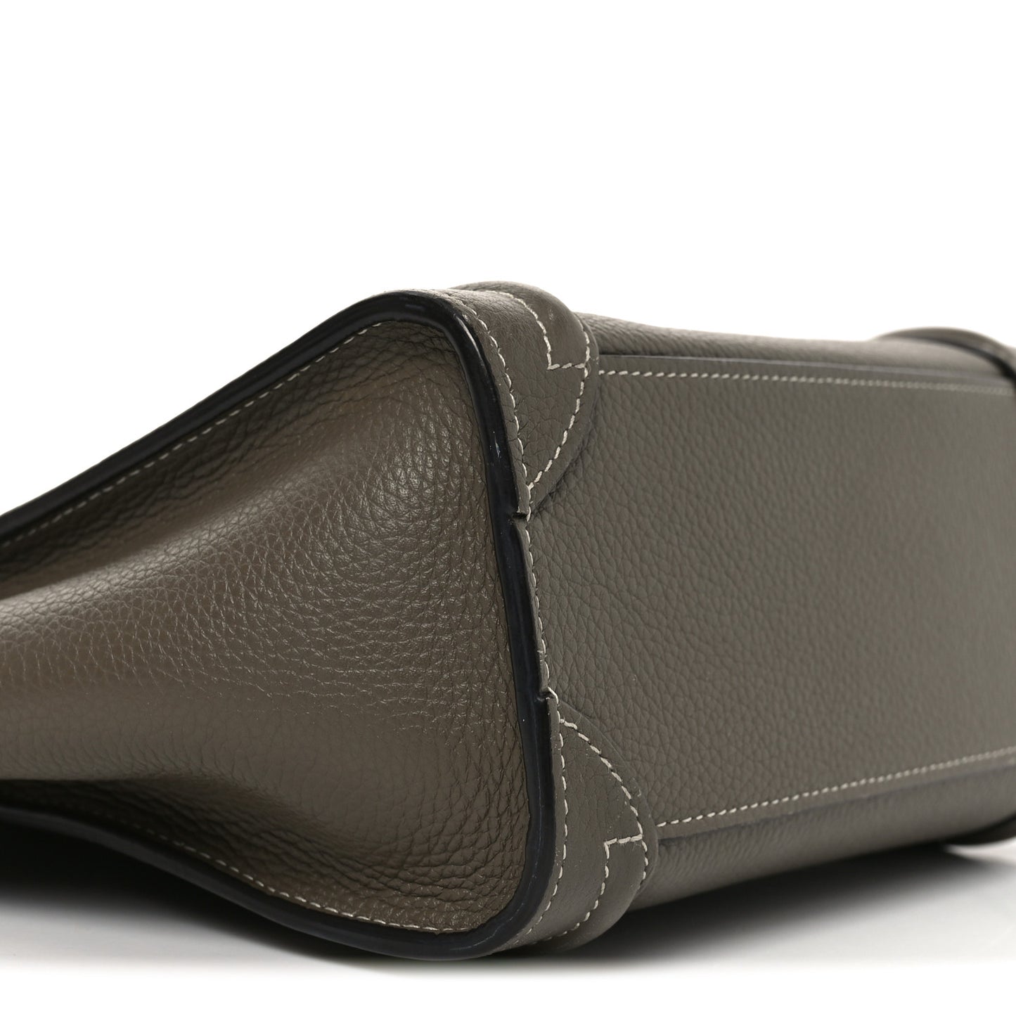 Drummed Calfskin Nano Luggage Souris