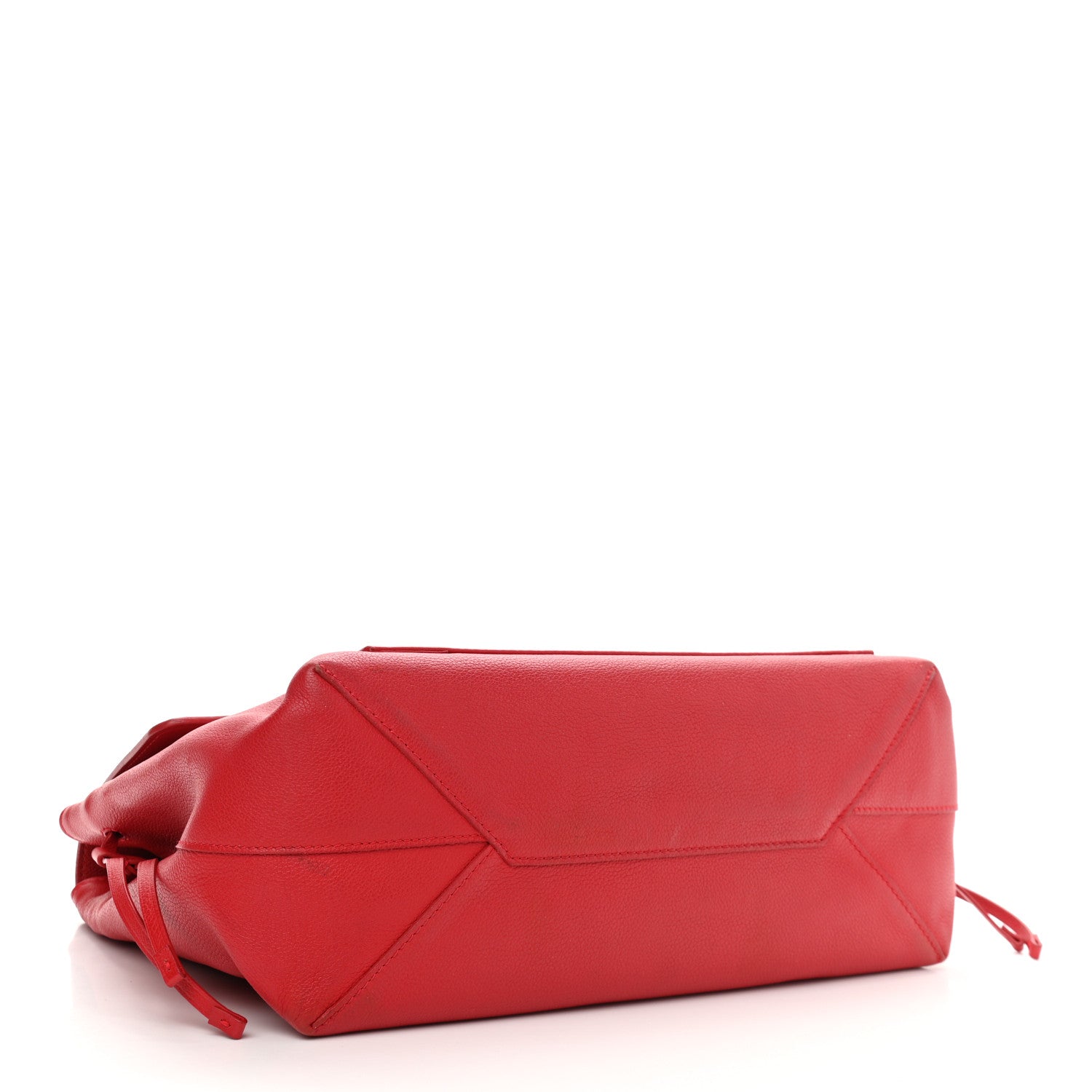 Louis Vuitton Calfskin Lockme MM Rouge 4 of 15