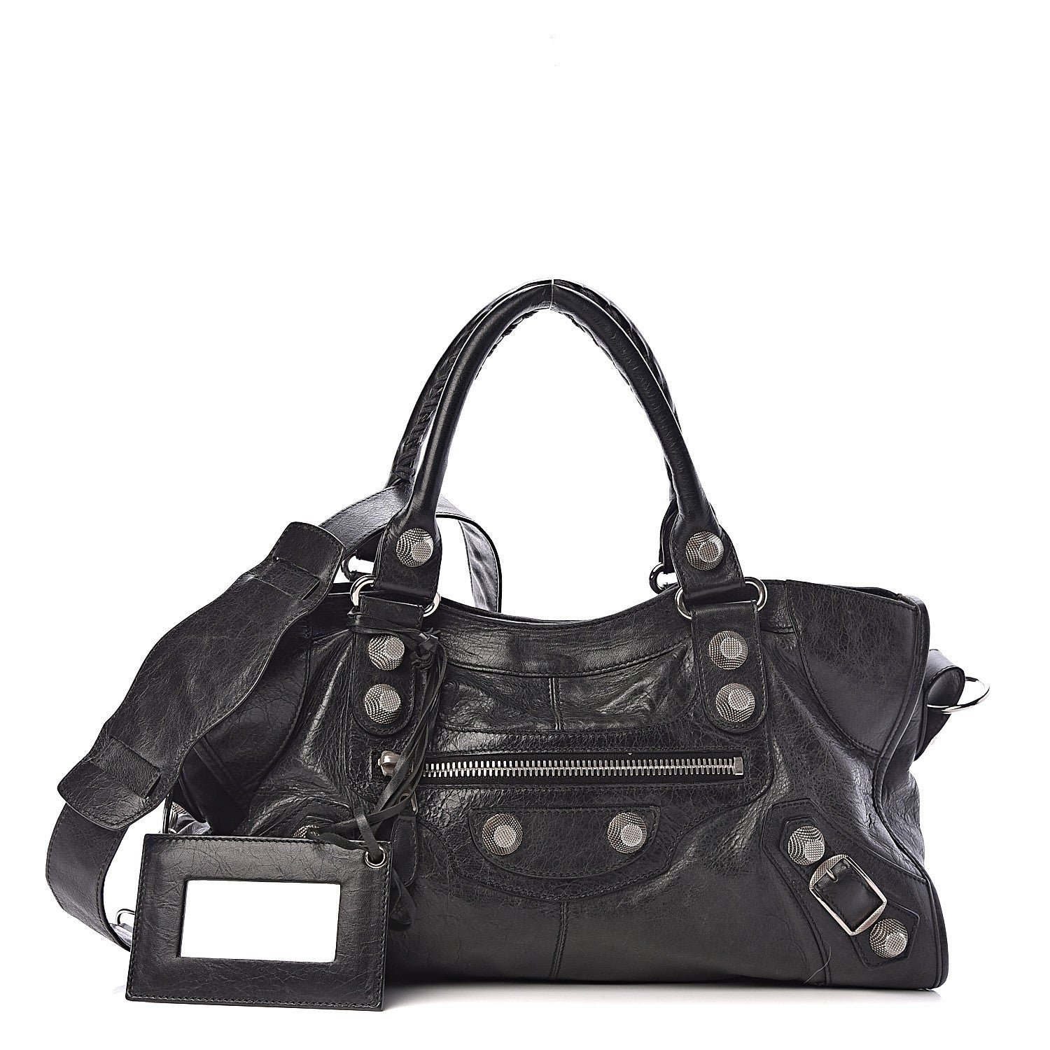 Balenciaga Agneau Giant 21 Silver Hardware Part Time Black 1 of 13