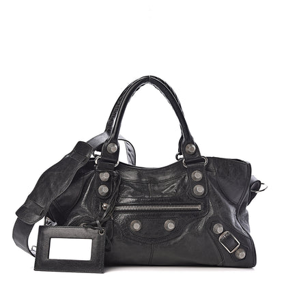 Balenciaga Agneau Giant 21 Silver Hardware Part Time Black 1 of 13