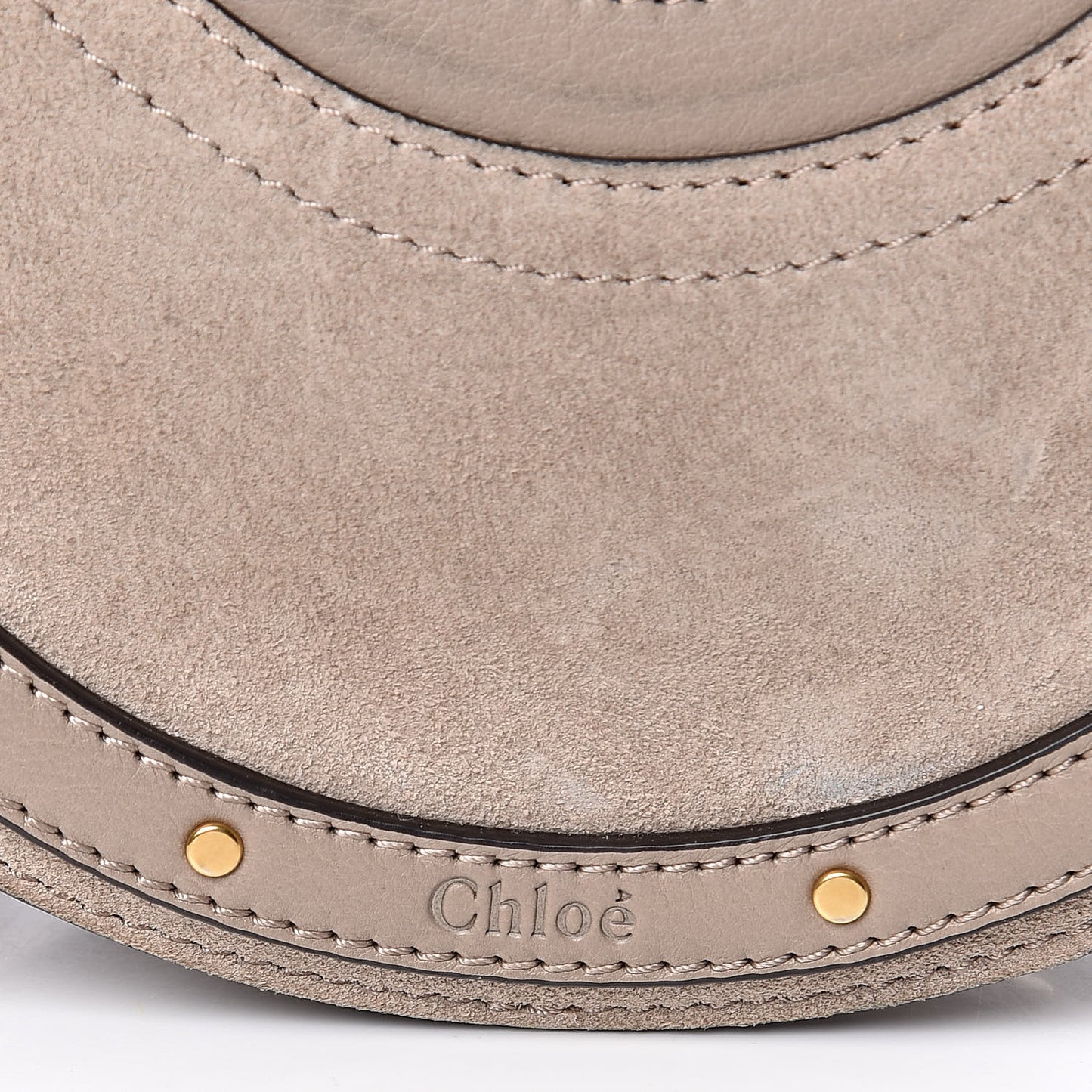 Calfskin Suede Small Pixie Bag Motty Grey