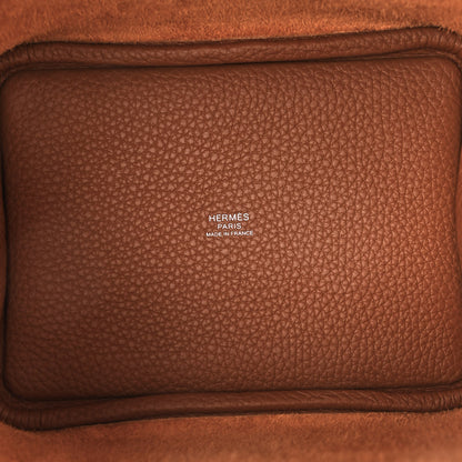 Hermes Taurillon Clemence Picotin Lock 18 PM Gold 6 of 10
