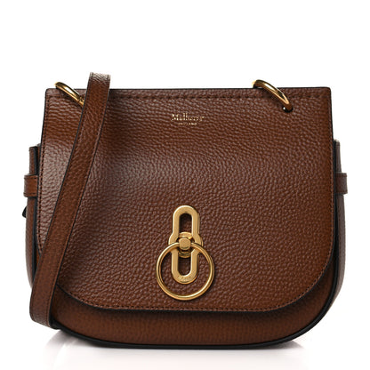 Mulberry Small Classic Grain Calfskin Small Amberley Satchel Oak 1 of 8