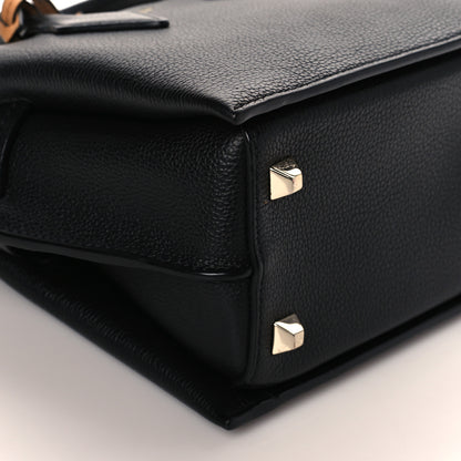 MCM Grained Calfskin Mini Milla Tote Black 8 of 10