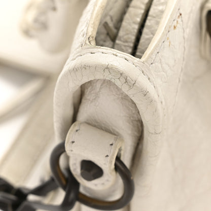 Balenciaga Agneau Classic Hardware Nano City White 13 of 14