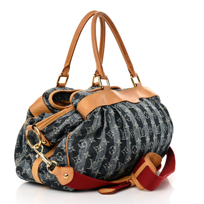 Louis Vuitton Denim Raye Cabas GM 2 of 18