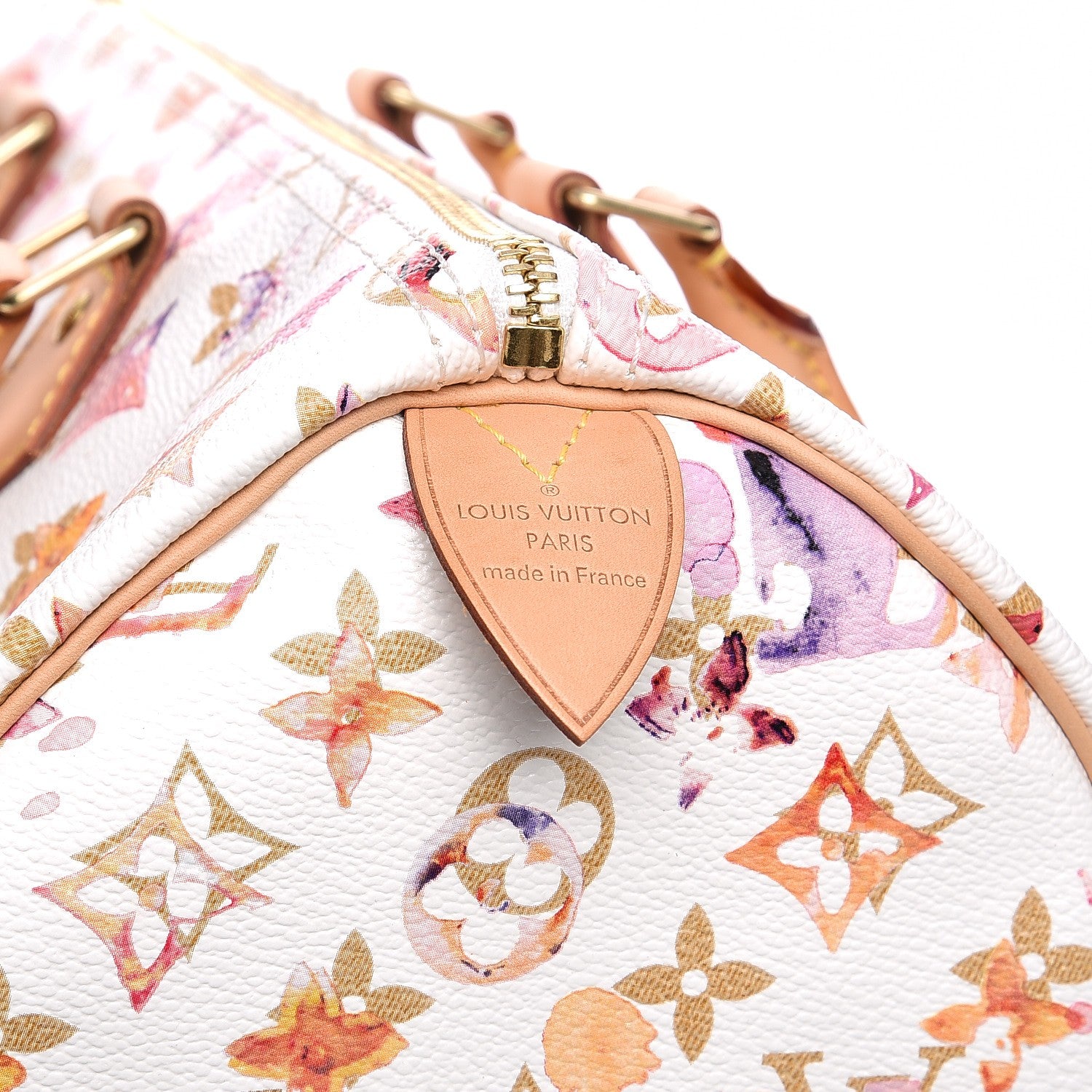 Louis Vuitton Watercolor Aquarelle Speedy 35 White 6 of 13