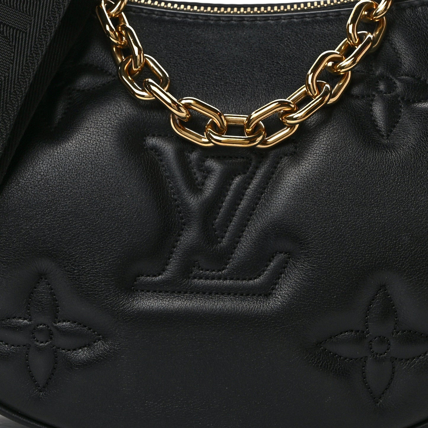 Calfskin Bubblegram Over The Moon Black