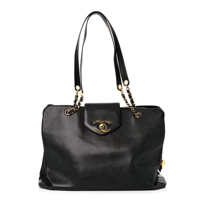 Chanel Caviar XL Weekender Bag Black 1 of 17