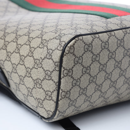 Gucci GG Supreme Monogram Web Dome Backpack Black 8 of 9