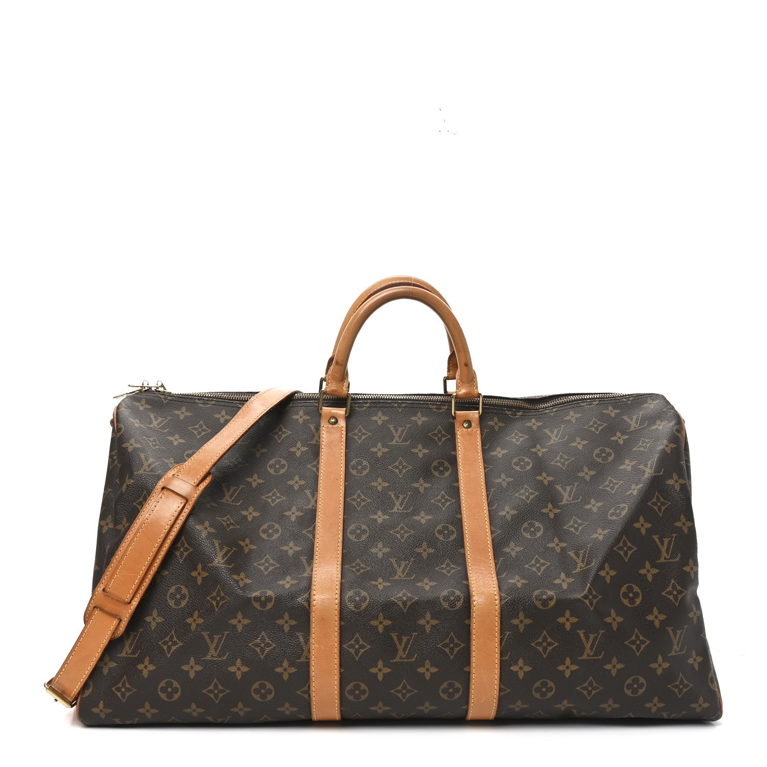 Louis Vuitton Monogram Keepall Bandouliere 55 1 of 10