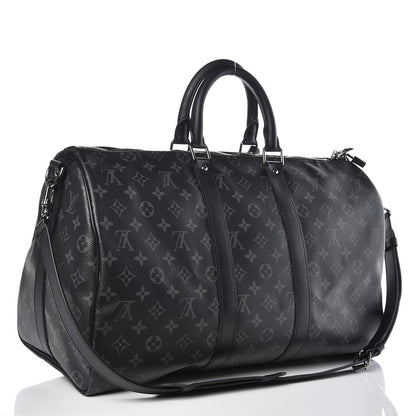 Louis Vuitton Monogram Eclipse Keepall Bandouliere 45 3 of 12