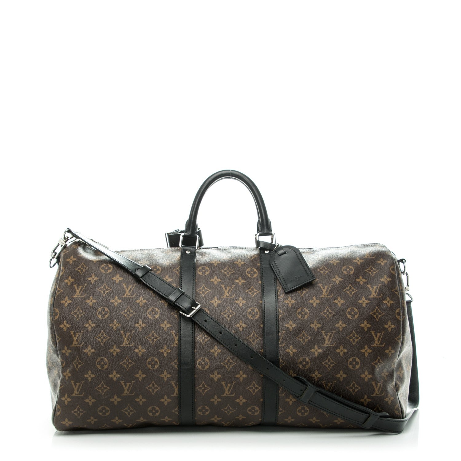 Louis Vuitton Monogram Macassar Keepall Bandouliere 55 1 of 9