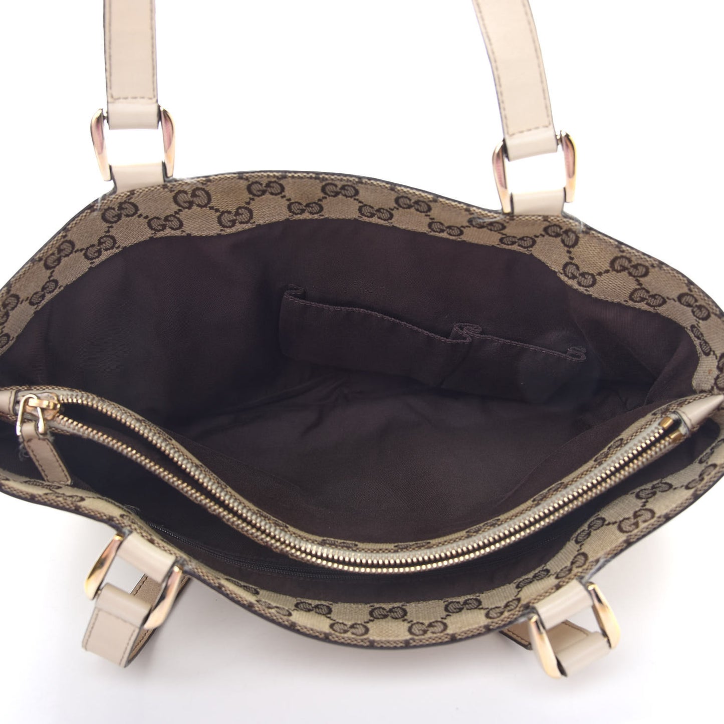 Calfskin Medium Abbey Tote Off White