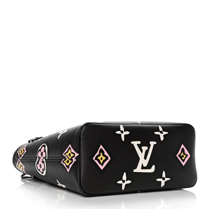 Louis Vuitton Monogram Giant Wild At Heart Neverfull MM Black 4 of 9
