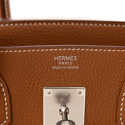 Hermes Togo Birkin 30 Gold 6 of 12