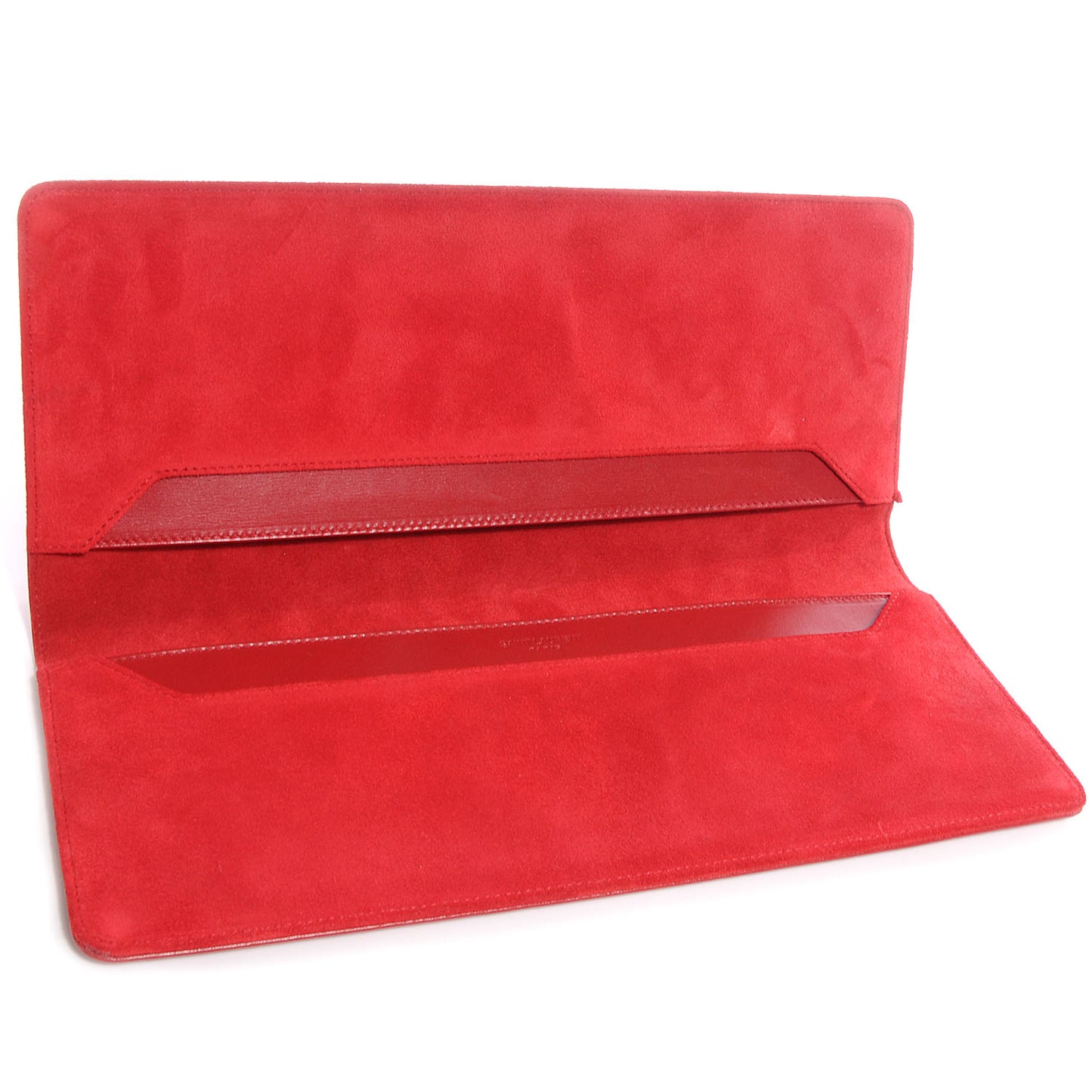 Leather Classic Paris Document Case Red