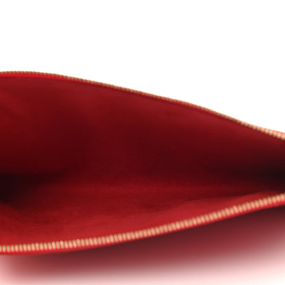 Louis Vuitton Epi Pochette Accessories 24 Castillan Red 5 of 9