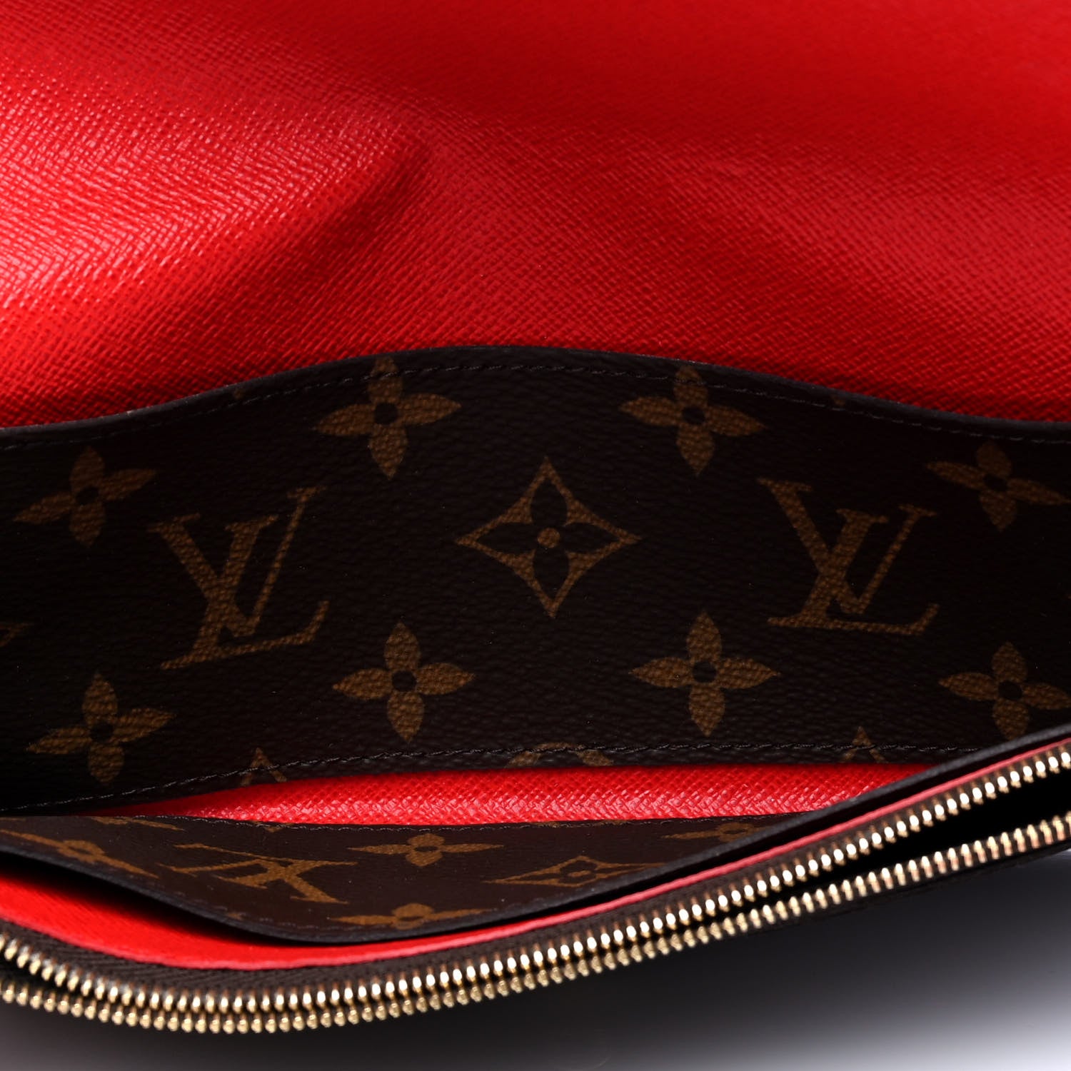 Louis Vuitton Monogram Bloom Flower Emilie Wallet Rouge 3 of 6