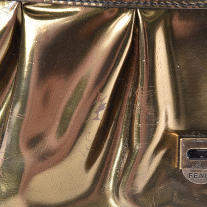 Fendi Patent Calfskin B Bag Gold 13 of 24